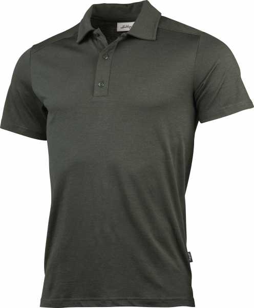 Lundhags Gimmer Merino Lt Polo Ms Tee, Forest Green