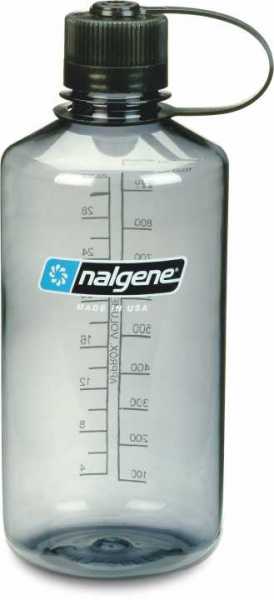 Nalgene Narrow Mouth Bottle 1.0L Gray