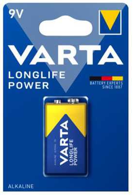 Varta Batterie Longlife Power - 9V Block 1